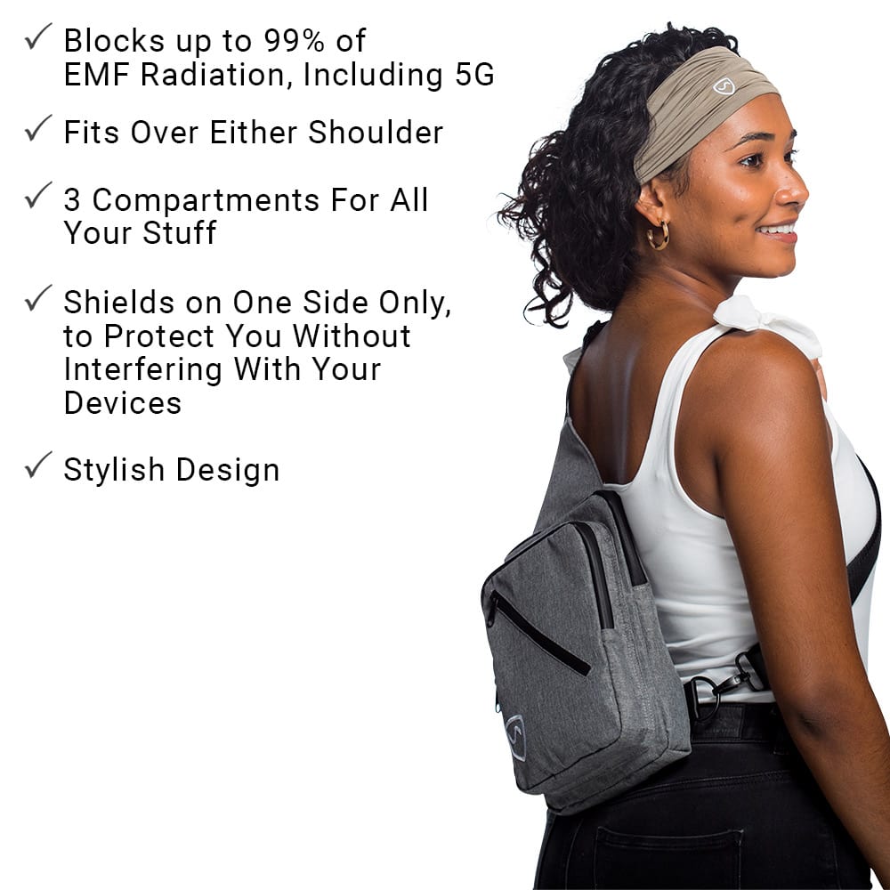 SYB Sling Bag – EMF Shielding Crossbody Bag for Phone & Devices